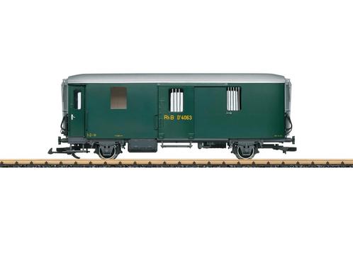 LGB 41843 RhB Gepäckwagen Metallrader (Q3/2025) (grootspoor, Hobby en Vrije tijd, Modeltreinen | Overige schalen, Overige typen
