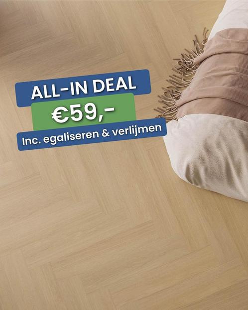 Plak pvc Visgraat licht eiken |  Belakos Futuro Visgraat XL, Huis en Inrichting, Stoffering | Vloerbedekking, Ophalen