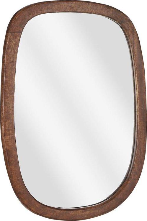 Tweedekans | Mica Decorations Bosco Wandspiegel - L35 x B50, Huis en Inrichting, Woonaccessoires | Spiegels, Zo goed als nieuw
