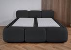 ACTIE! Bedframe Valencia 160 200 Zwart, Verzenden, Zwart, 200 cm, Modern