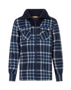 Life-Line Flores Gevoerd Fleece Vest/Jas Navy Check, Nieuw