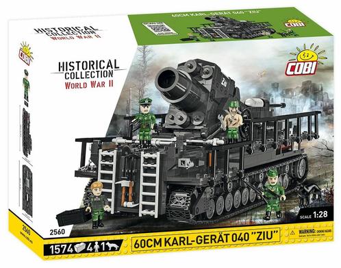 COBI WW2 2560 60cm Karl-Gerat 040 ZIU (Leger bouwsets), Kinderen en Baby's, Speelgoed | Bouwstenen, Nieuw, Verzenden