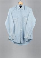 Wrangler Light Blue vintage denim shirt in size M for Unisex, Kleding | Heren, Ophalen of Verzenden, Nieuw