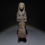 Oud-Egyptisch Hout Shabti. Nieuwe Rijk, ca. 1100 v.Chr.