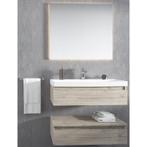 Badmeubel Hilo Licht Eiken 80CM (Badkamermeubels), Ophalen of Verzenden, Nieuw