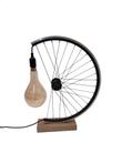 Staande lamp fietswiel (handgemaakt)