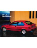 1994 BMW 3 SERIE COMPACT BROCHURE DUITS, Boeken, Nieuw, BMW, Author