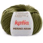 Katia Merino Aran - 70 olijfgroen - Merinogaren, Ophalen of Verzenden, Nieuw