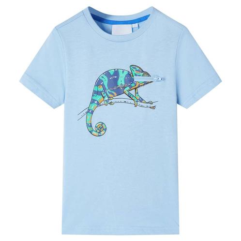 vidaXL Kindershirt met korte mouwen 140 lichtblauw, Kinderen en Baby's, Kinderkleding | Overige, Nieuw, Verzenden