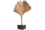 Decoratief beeld GINKGO LEAF 44cm goud handgemaakt metaal, Huis en Inrichting, Woonaccessoires | Overige, Ophalen of Verzenden