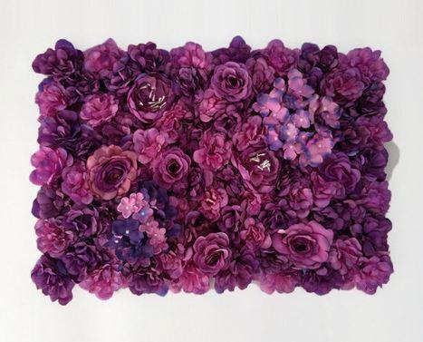Flowerwall flower wall 40*60cm. 6 paarstinten rozen en, Hobby en Vrije tijd, Knutselen, Nieuw, Ophalen of Verzenden