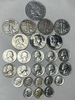 Verenigde Staten. Lot of 23 Silver Coins 1923-1964-