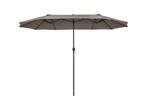 Coast Dubbele Parasol 470x280x245cm (LxBxH) - Bruin, Verzenden, Nieuw