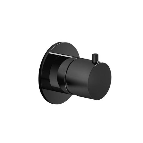 Stopkraan Hotbath Cobber Inbouw Thermostaat Zwart Chroom, Doe-het-zelf en Verbouw, Sanitair, Kraan, Nieuw, Chroom, Ophalen of Verzenden