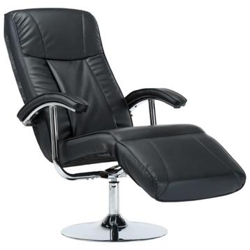 Zwarte Relaxfauteuil Kunstleer | Tweedekansje | Comfortabel! beschikbaar voor biedingen