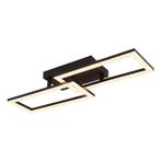 Plafondlamp SAPENA 20 Watt  Matt zwart 1-Lichts, Huis en Inrichting, Lampen | Plafondlampen, Ophalen of Verzenden, Nieuw, Metaal