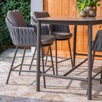 Manolo high dining tuintafel 180x90xH90 cm printed ceramic, Tuin en Terras, Tuintafels, Ophalen of Verzenden, Nieuw