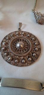 Zilver - Ketting met hanger - Kavel zilveren sieraden,, Antiek en Kunst