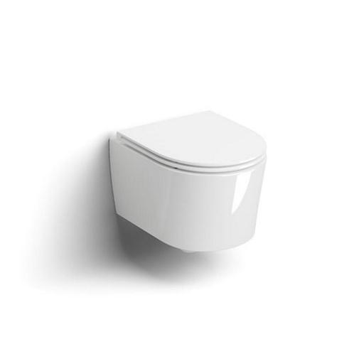 Clou InBe 1 Wandtoilet 48cm Incl Zitting Met Deksel Soft, Doe-het-zelf en Verbouw, Sanitair, Overige typen, Nieuw, Ophalen of Verzenden