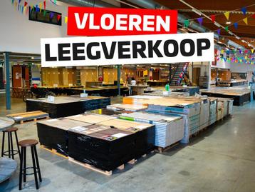 VLOEREN UITVERKOOP! PVC-VLOEREN €1,98 PM²! beschikbaar voor biedingen