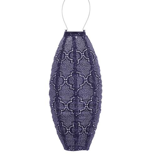 Solar Lampion Long Oval - Bazaar Future Dusk - 20 cm, Tuin en Terras, Buitenverlichting, Waterbestendig, Led, Zonne-energie, Minder dan 50 watt