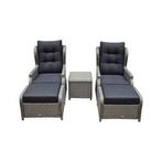 Showroommodel Toscane XL lounge balkonset verstelbaar, Tuin en Terras, Tuinsets en Loungesets, Ophalen of Verzenden, Nieuw