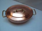 Cocotte ovale avec couvercle - Braadpan - Koper, Messing,