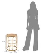TAFEL SAMUI CM Ø 40X55, Huis en Inrichting, Tafels | Salontafels, Ophalen of Verzenden, Nieuw