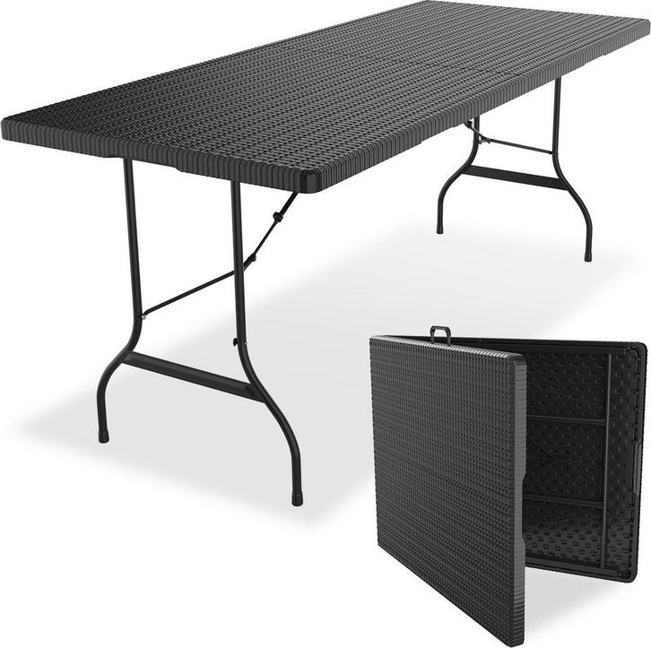 2dekans | LifeGoods Inklapbare Tafel - 180 cm - Campingtafel, Tuin en Terras, Tuinsets en Loungesets, Zo goed als nieuw, Ophalen of Verzenden