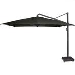 Platinum Icon T1 parasol 4x3 meter Faded black, Tuin en Terras, Nieuw, Zweefparasol, Verzenden, Kantelbaar