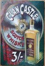 Clan Castle Scotch Whisky reclamebord, Nieuw, Verzenden