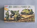 Tsukuda Hobby 876W11 Bren Carrier & 6 Pounder Gun 1:76, Verzenden, Nieuw