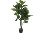 Mica Decorations Ficus Lyrata - Kunstplant - H120 x Ø60 cm -, Huis en Inrichting, Kamerplanten, Verzenden