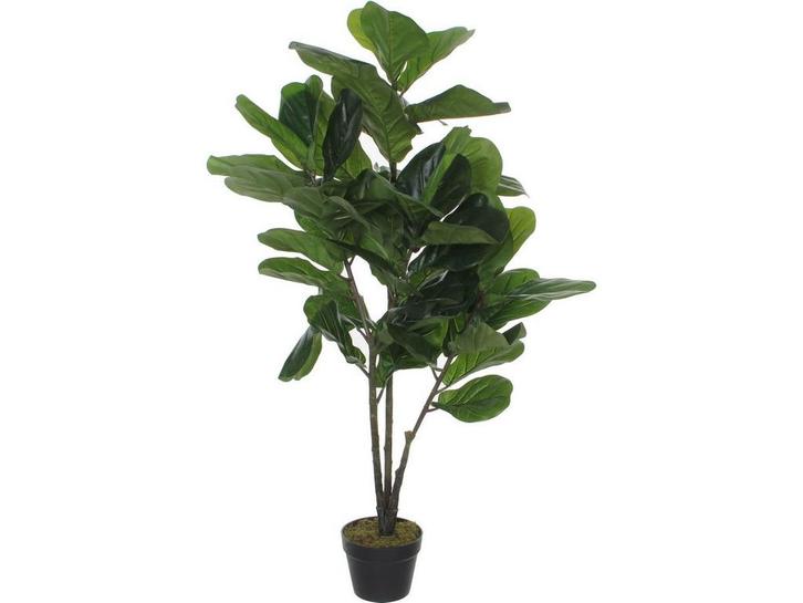 Mica Decorations Ficus Lyrata - Kunstplant - H120 x Ø60 cm -, Huis en Inrichting, Kamerplanten, Verzenden