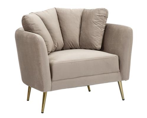 FAUTEUIL KIEV GRIJS CM 88X77X74, Huis en Inrichting, Fauteuils, Ophalen of Verzenden