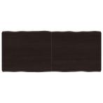 vidaXL Tafelblad natuurlijke rand 120x50x(2-6)cm eikenhout, Huis en Inrichting, Tafels | Eettafels, Verzenden, Nieuw