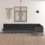 vidaXL 6-delige Loungeset met kussens massief grenenhout, Verzenden, Nieuw, Loungeset