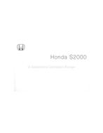 2002 HONDA S2000 INSTRUCTIEBOEKJE ENGELS, Auto diversen, Ophalen of Verzenden
