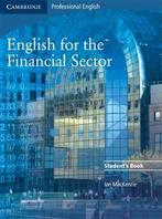 English for the Financial Sector students book 9780521547253, Boeken, Zo goed als nieuw, Verzenden