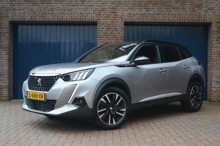 Zakelijke Lease |  Peugeot 2008 1.2 PureTech GT-Line, Auto's, Peugeot, Onderhoudsboekje, Lease, Zwart, Handgeschakeld, SUV of Terreinwagen