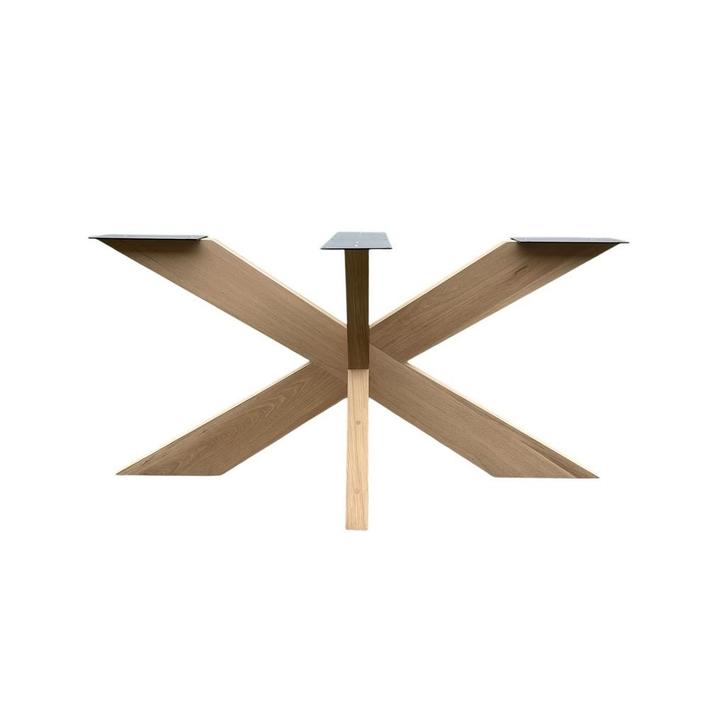 Eiken tafelpoot matrix, Huis en Inrichting, Tafelonderdelen, Nieuw, Verzenden