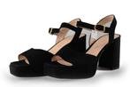 Unisa Sandalen in maat 39 Zwart | 10% extra korting, Verzenden, Zwart, Sandalen of Muiltjes, Zo goed als nieuw