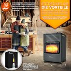 Gaskachel - Gasverwarming - 4200W - incl. Gasdrukregelaar en, Verzenden, Zo goed als nieuw