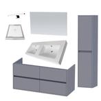 Badkamermeubelset NEXXT 120-4 Hoogglans Wit, Ophalen of Verzenden, Nieuw, Bad