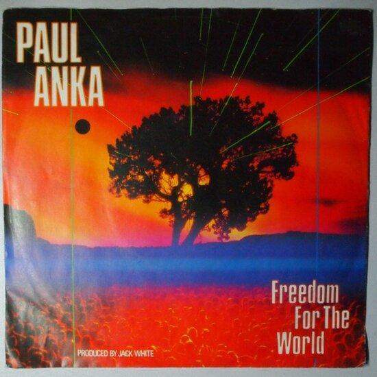 Paul Anka - Freedom for the world - Single, Cd's en Dvd's, Vinyl Singles, Verzenden