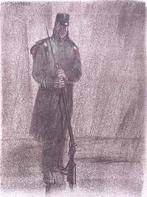 Spotprent over postvrijheid tijdens Eerste Wereldoorlog, Boeken, Tijdschriften en Kranten, Verzenden, Nieuw