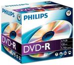 Philips DVD-R 4.7 GB 10 stuks in jewel case, Verzenden, Nieuw