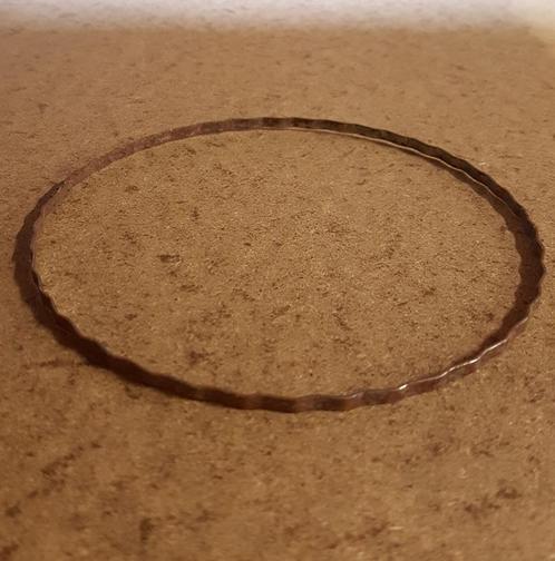 Draadkrans ring Wreath rings B-keus 12 cm iets roestig, Hobby en Vrije tijd, Knutselen, Nieuw, Ophalen of Verzenden