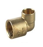 Koper soldeer messing knie, binnendraad-22 mm x ¾, Verzenden, Nieuw