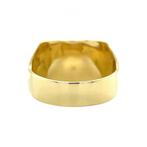 Gouden ring met onyx 14 krt, Nieuw, Ophalen of Verzenden